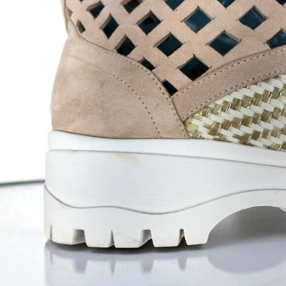 VALENTINA RANGONI Firenze Bree in Sand Shoes Sz 7.5 Rare Designer Boho Unique - Picture 15 of 16